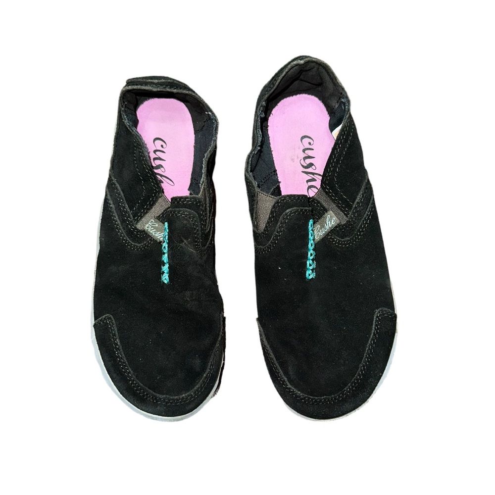 Cushe Women’s Slip On Shoes Size 7 Black Suede Comfort Casual